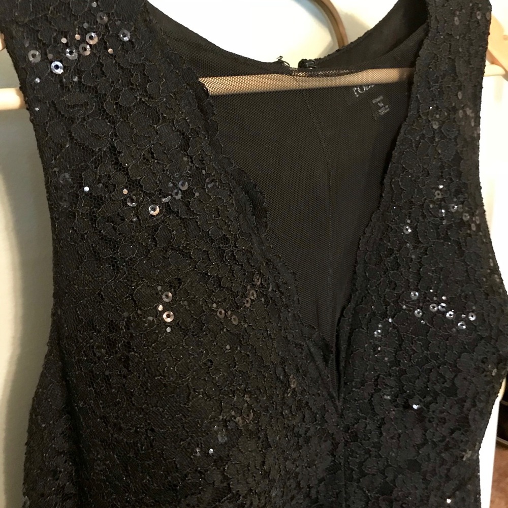 Black cocktail dress